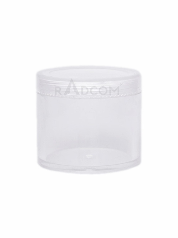 100GM San Cream Jar - With Clear Cap 